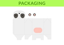 çocuklar için hazır hayvan model maketi şablonu, paper craft model animals